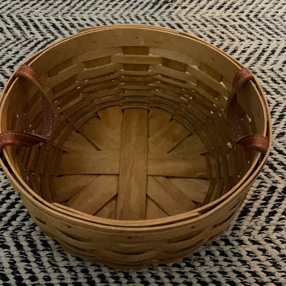 Round Longaberger Basket